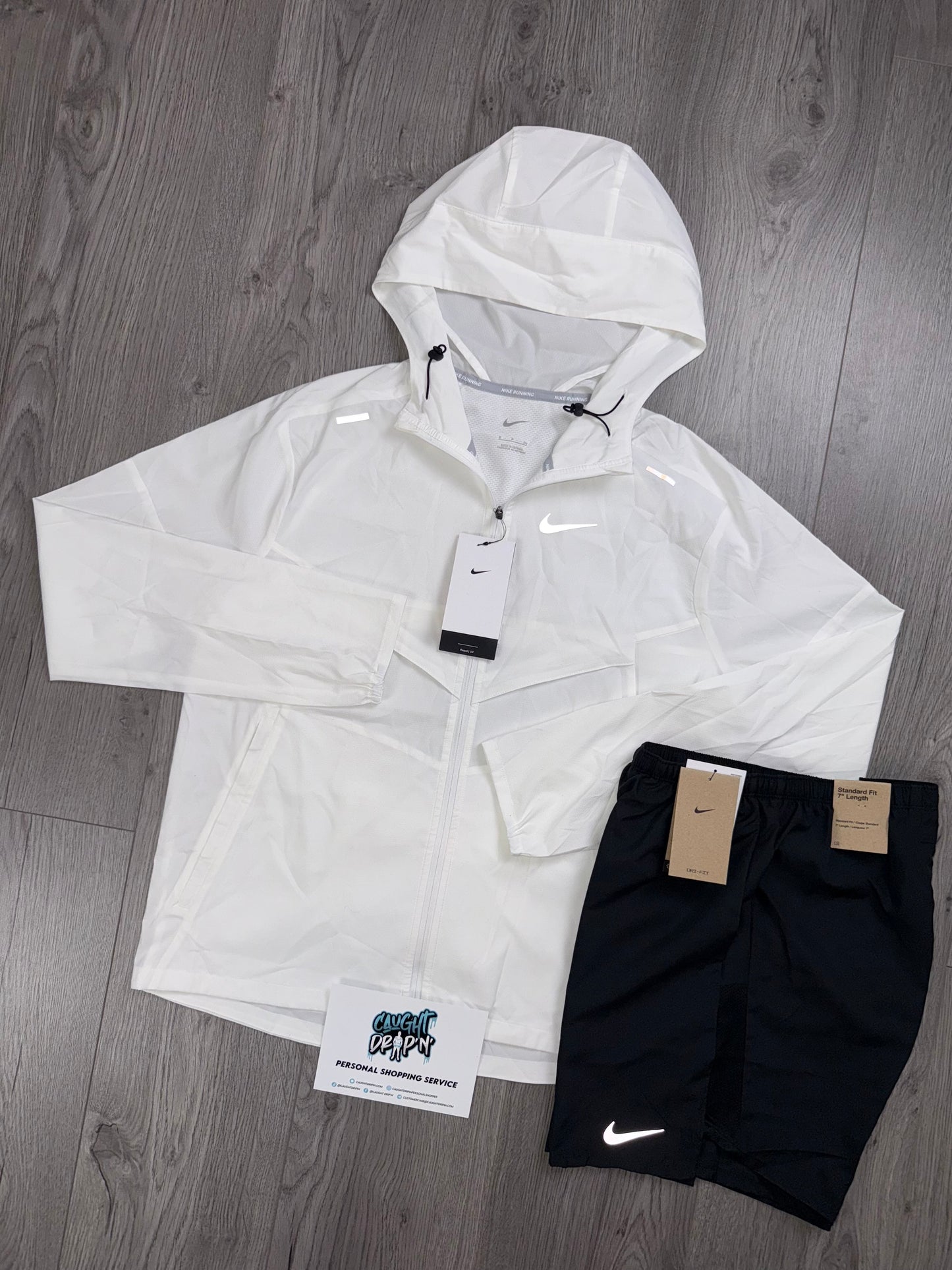 Nike Windrunner White | Black Set
