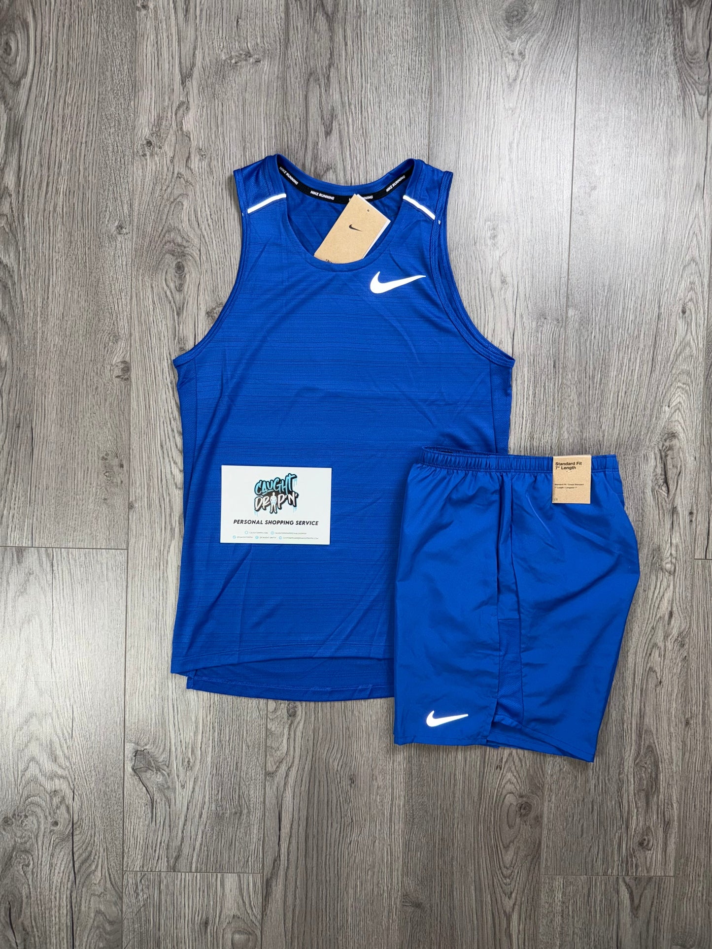 Nike OG Royal Blue Miler Tank Set
