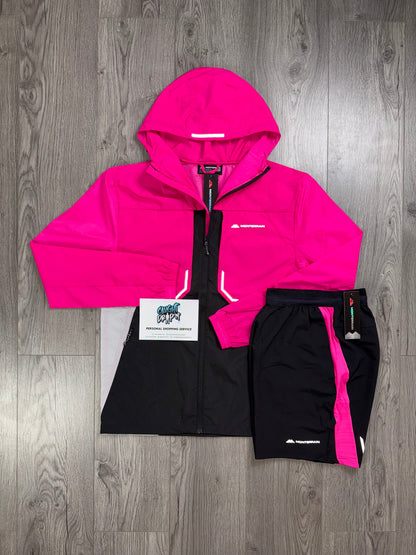 Monterrain Chase Windrunner Set Hyper Pink | Black