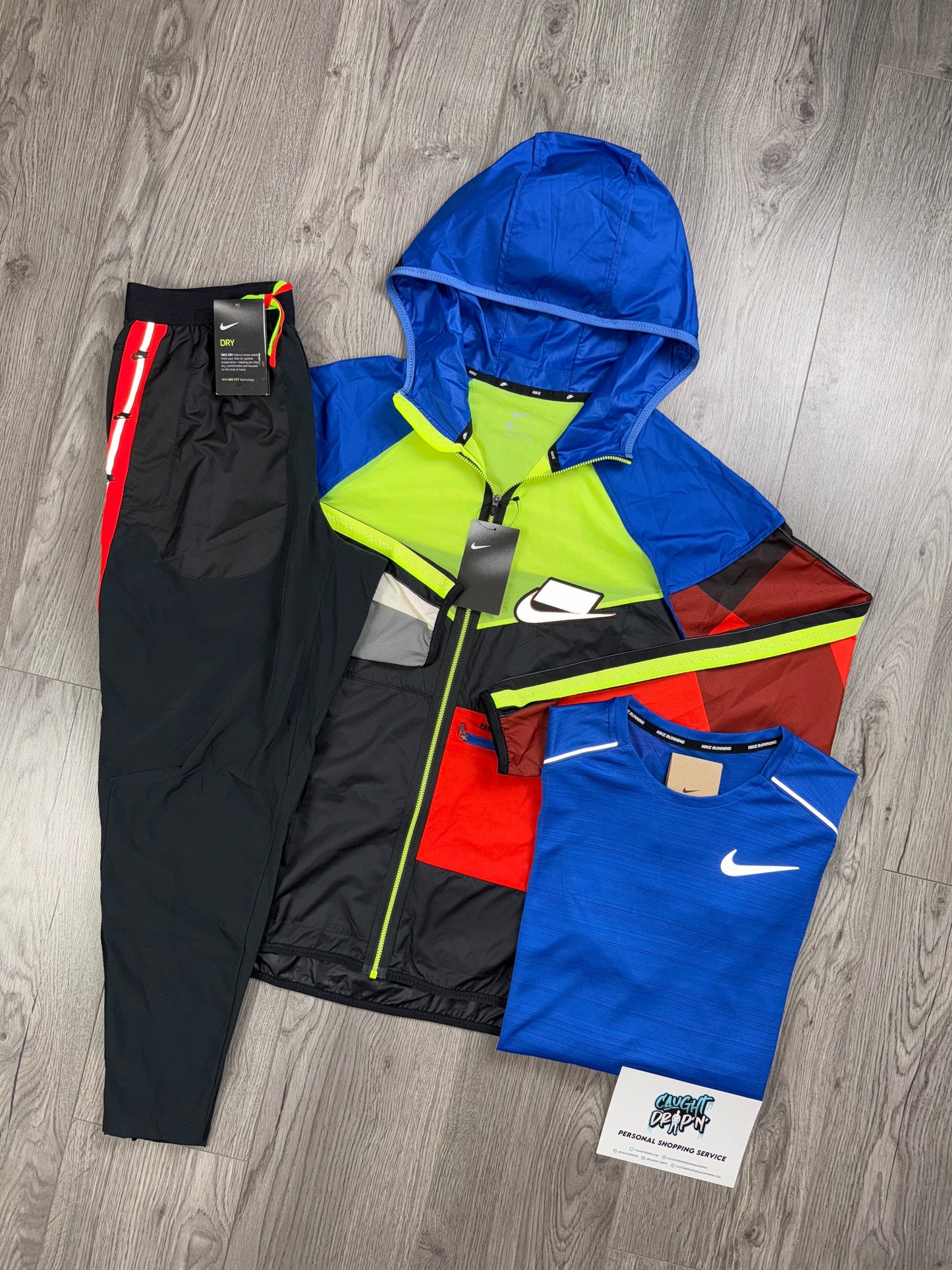 Nike 3 Piece Old Season Meekz Windrunner Full Tracksuit | OG Royal Blue Miler (2016 Exclusive)