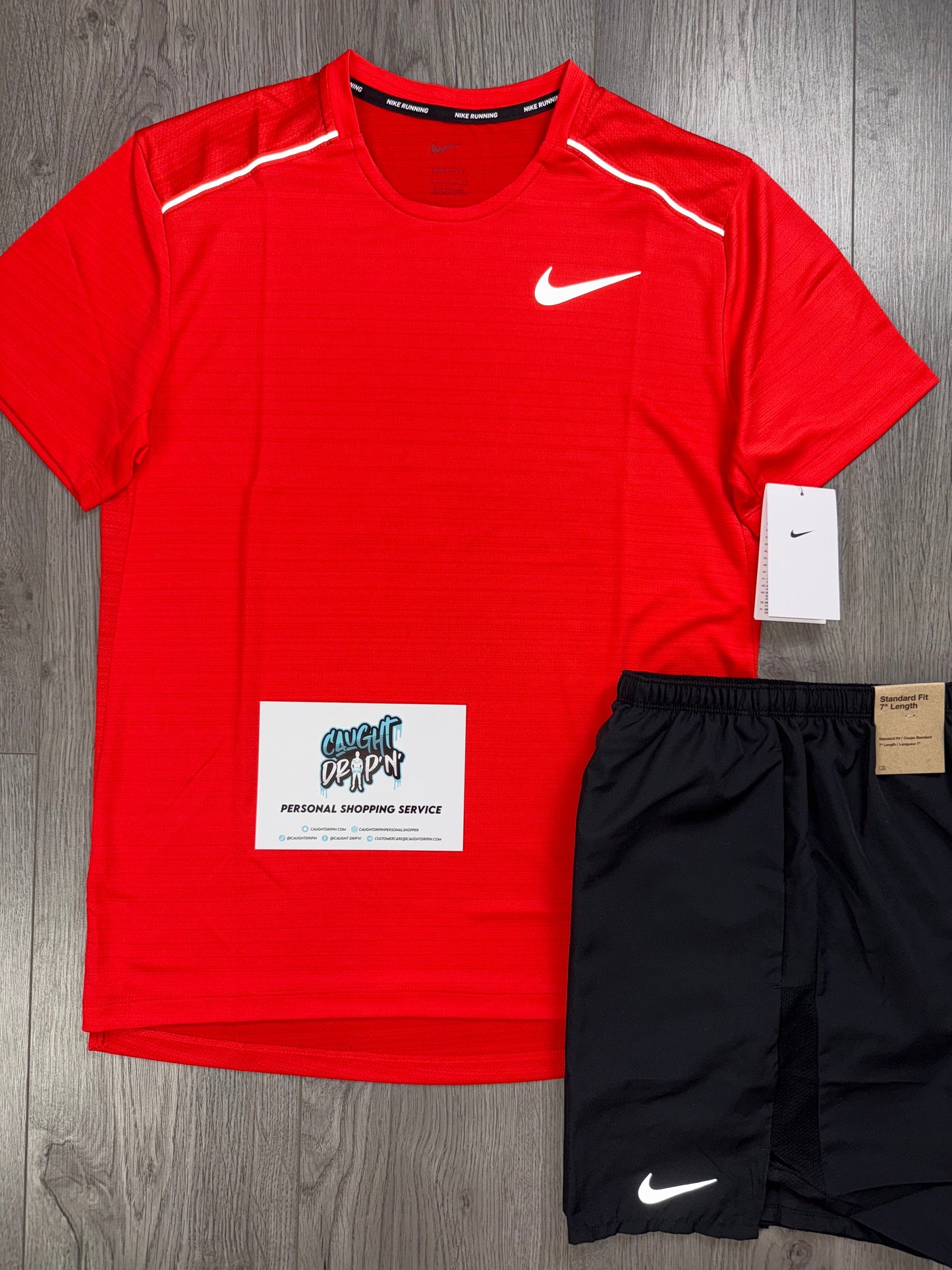 Nike OG Light Crimson Red Miler | Black Set
