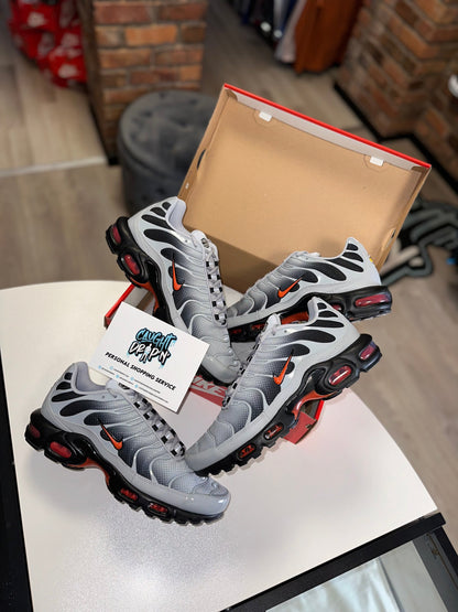Nike Air Max Plus TN Wolf Grey, Lava Orange 2024