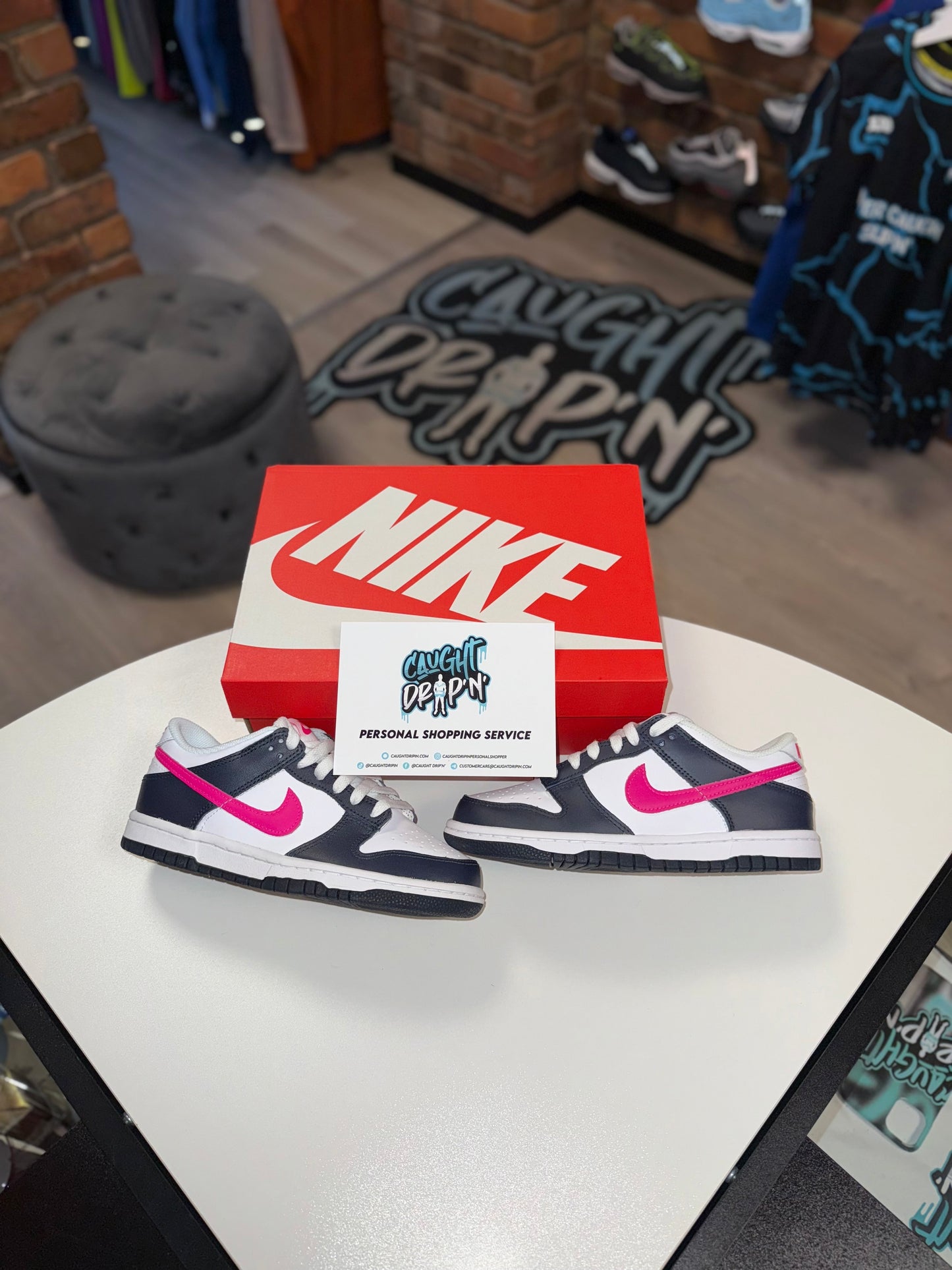 Nike Dunk Low Dark Obsidian | Pink GS