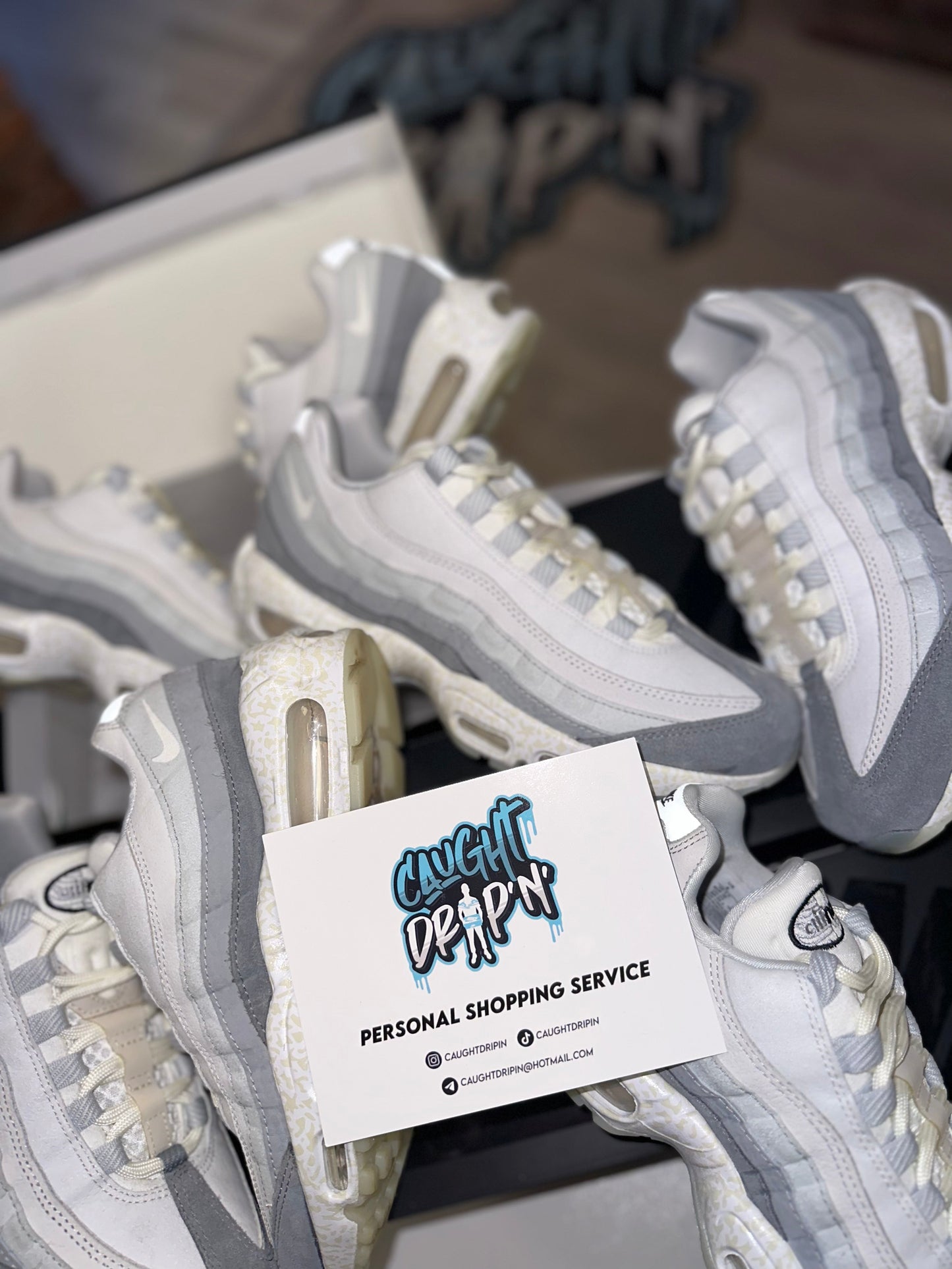 Nike Air Max 95’s Light Bone | Green Glow In The Dark 2022