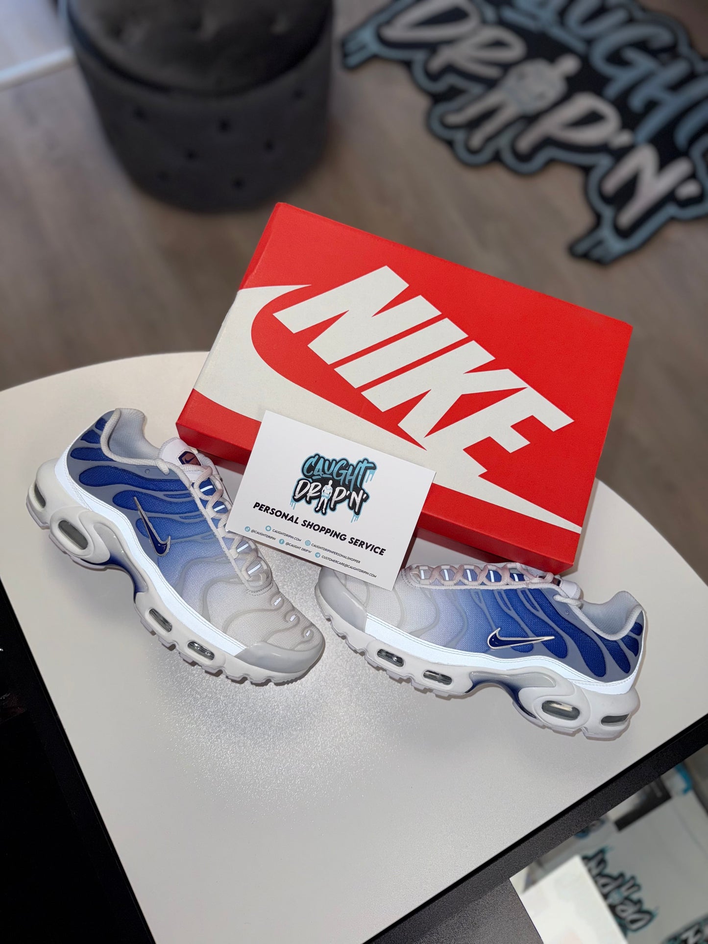 Nike Air Max Plus TN White | Royal Blue Fade 2023