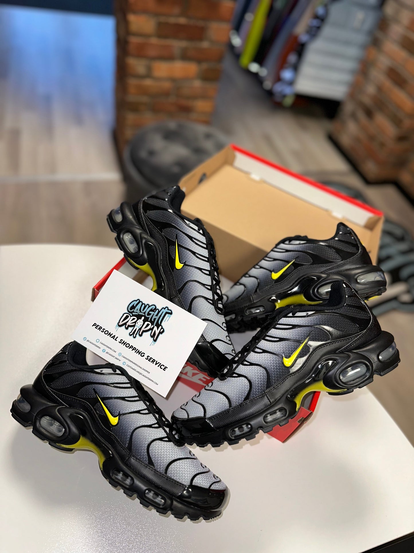 Nike Air Max Plus TN Black Smoke | Opti Yellow 2024