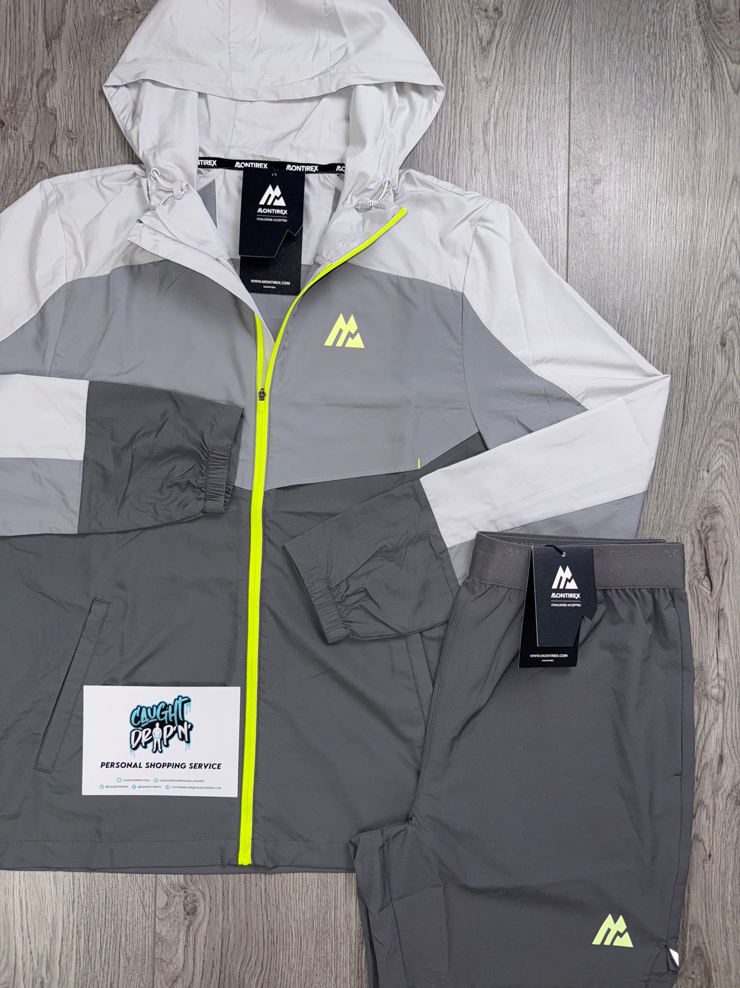 Montirex Breeze Windrunner Iron Grey, OG Neon Set