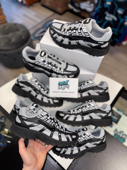 Nike P-6000 Black, Shadow Grey 2025 (Please Note. Custom Made. 4 Week Wait For Manufacture & Arrival)