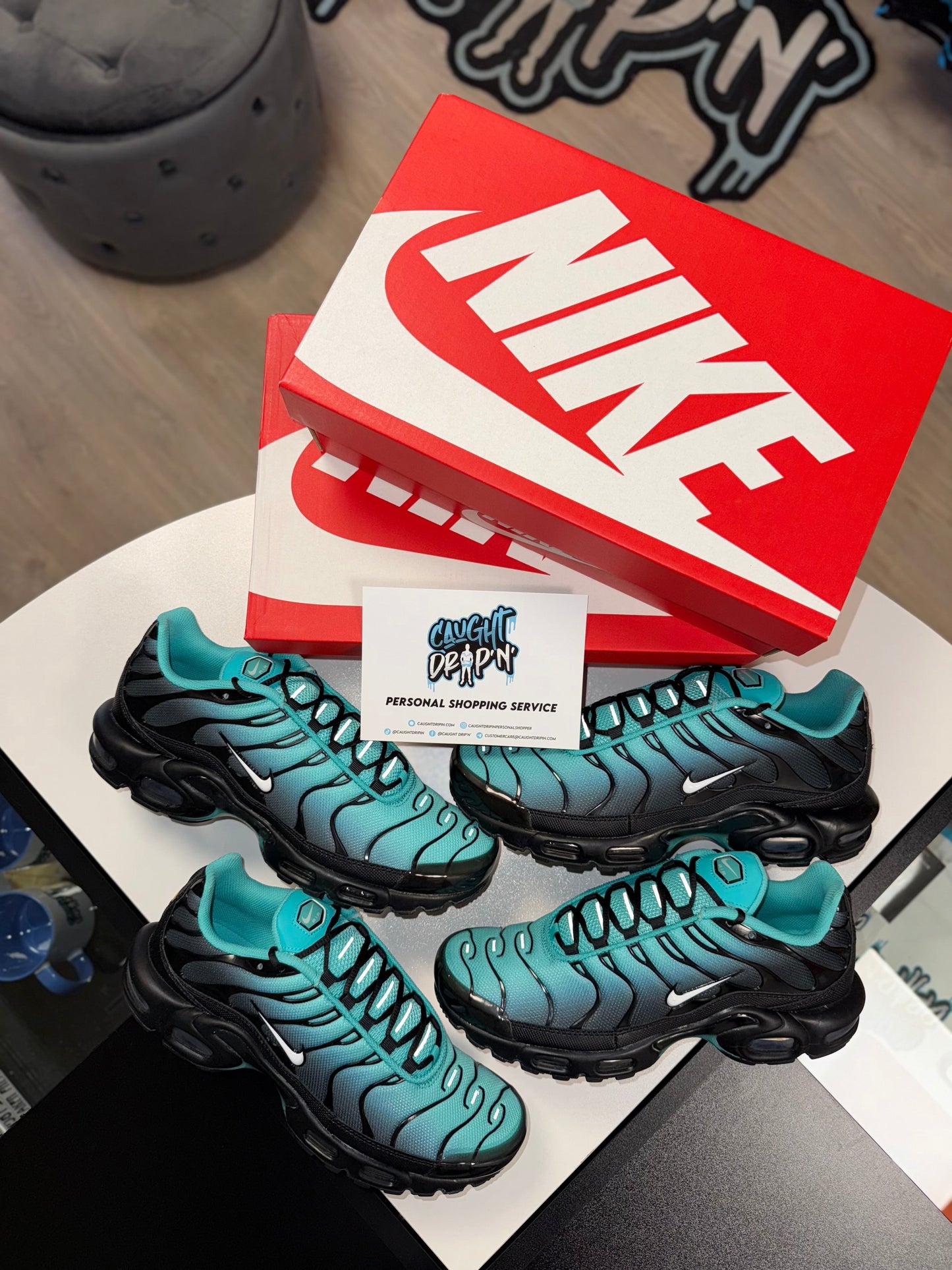 Nike Air Max Plus TN Black Aqua Fade 2023