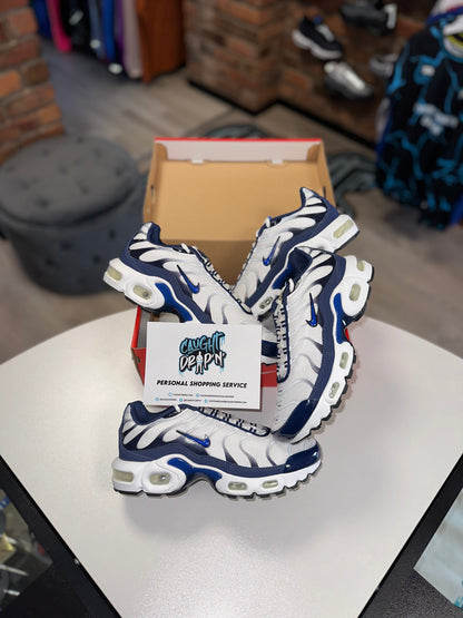 Nike Air Max Plus TN White | Hyper Royal Blue GS 2024