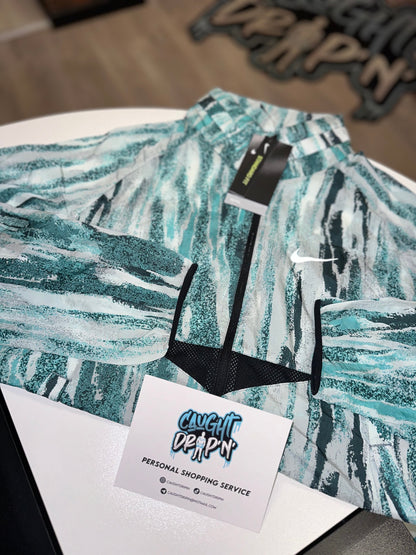 Nike Zebra Windrunner Jacket Jade Green