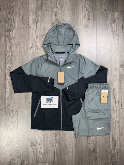 Nike Windrunner Smoke Grey | Black Set