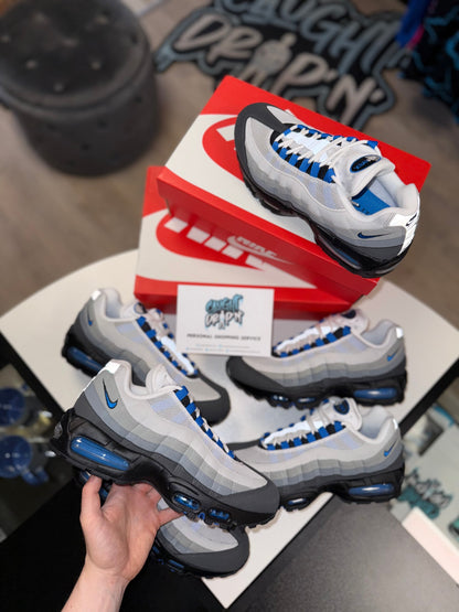Nike Air Max 95’s OG Blue Spark 2025 Big Bubble