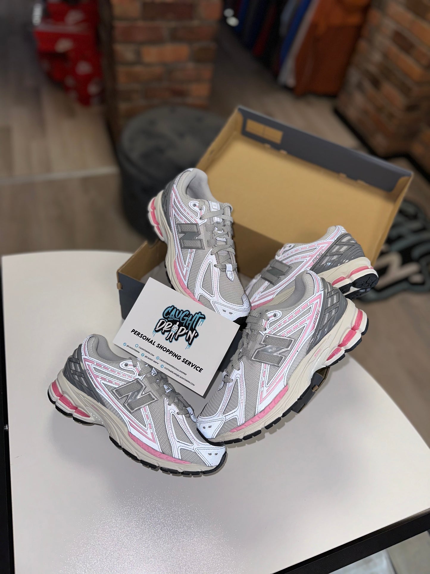 New Balance 1906R Grey Reflective, Light Pink Womens