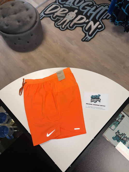 Nike Stride Bright Orange Shorts