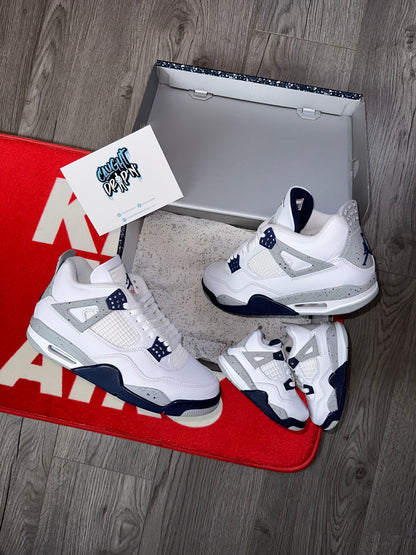 Jordan 4 White Midnight Navy 2022