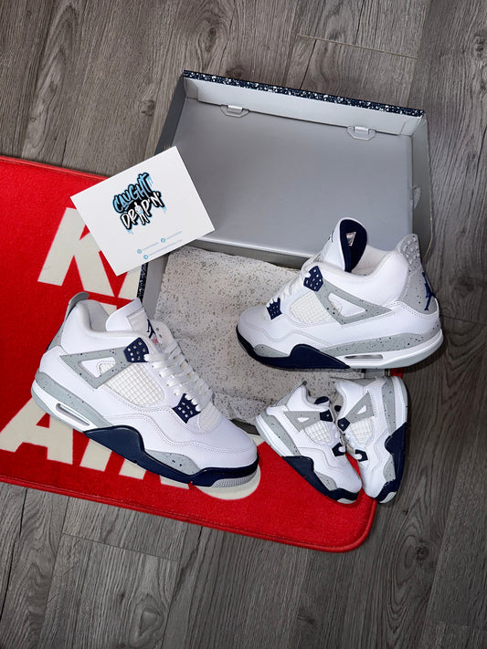 Jordan 4 White Midnight Navy 2022