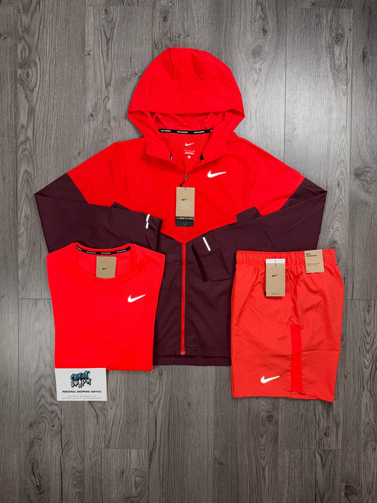 Nike 3 Piece Windrunner Crimson Red | Beetroot Set
