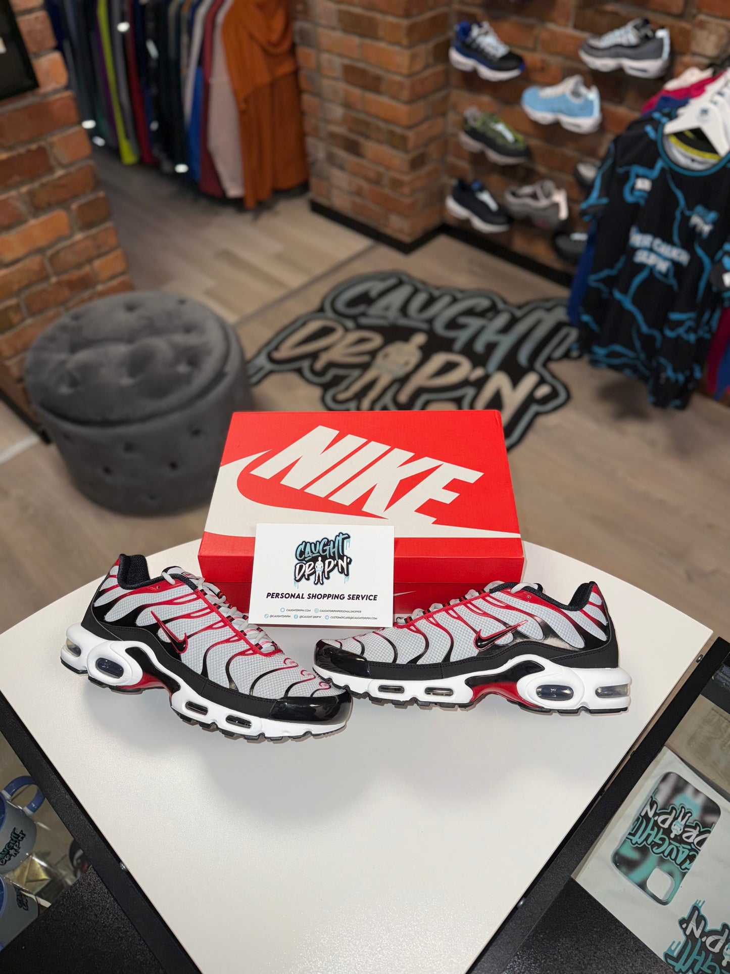 Nike Air Max Plus TN Pure Platnium | Red 2024