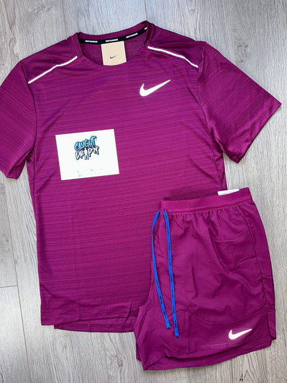 OG Dark Beetroot Nike Miler Set