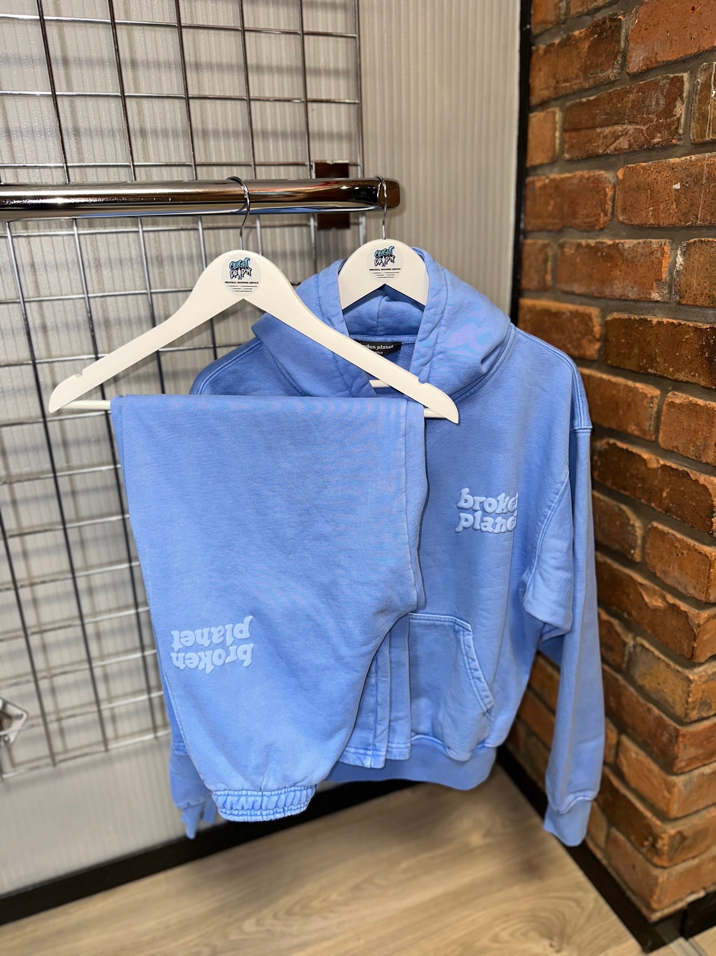 Broken Planet Basic’s Straight Leg Tracksuit Baby Blue