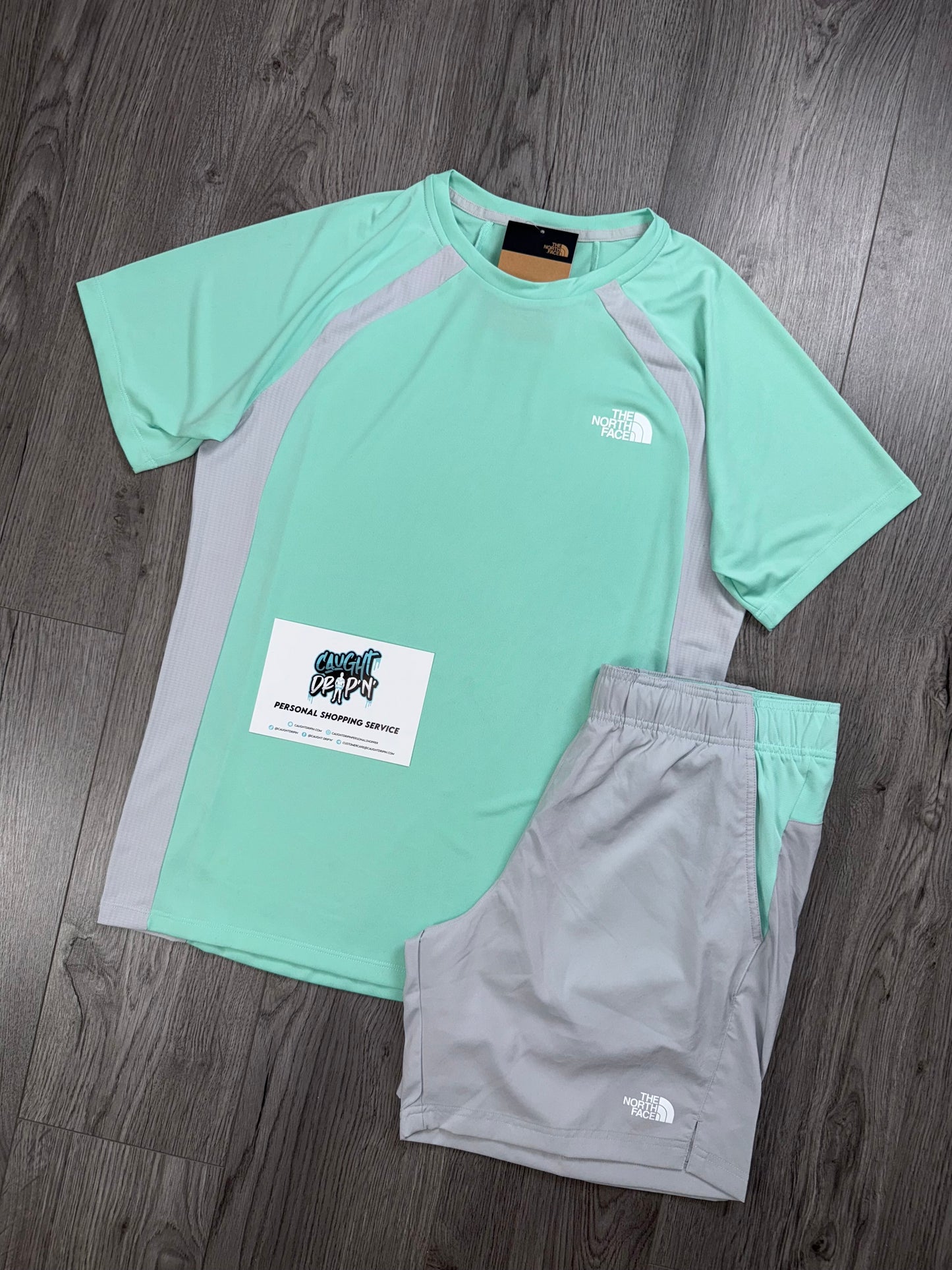 The Northface Performance Set Grey | Mint
