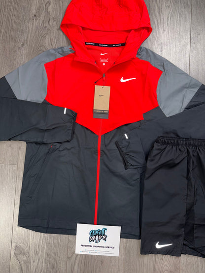 Nike Windrunner Light Crimson Red | Black Set