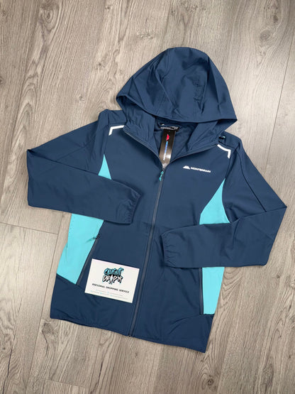 Monterrain Performance Jacket Obsidian | Sea Blue