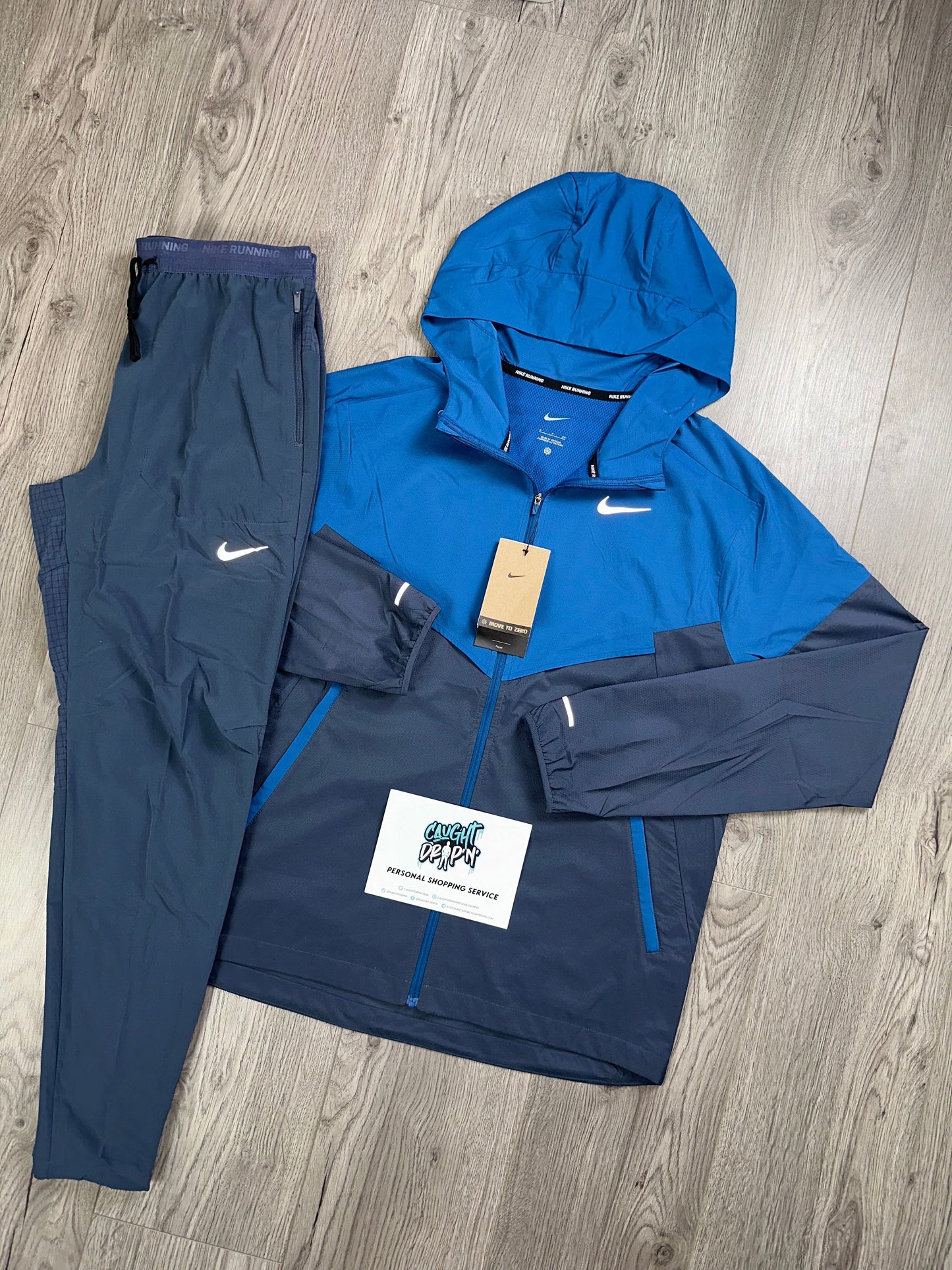 Nike Windrunner Run Division Tracksuit Court Blue | Navy