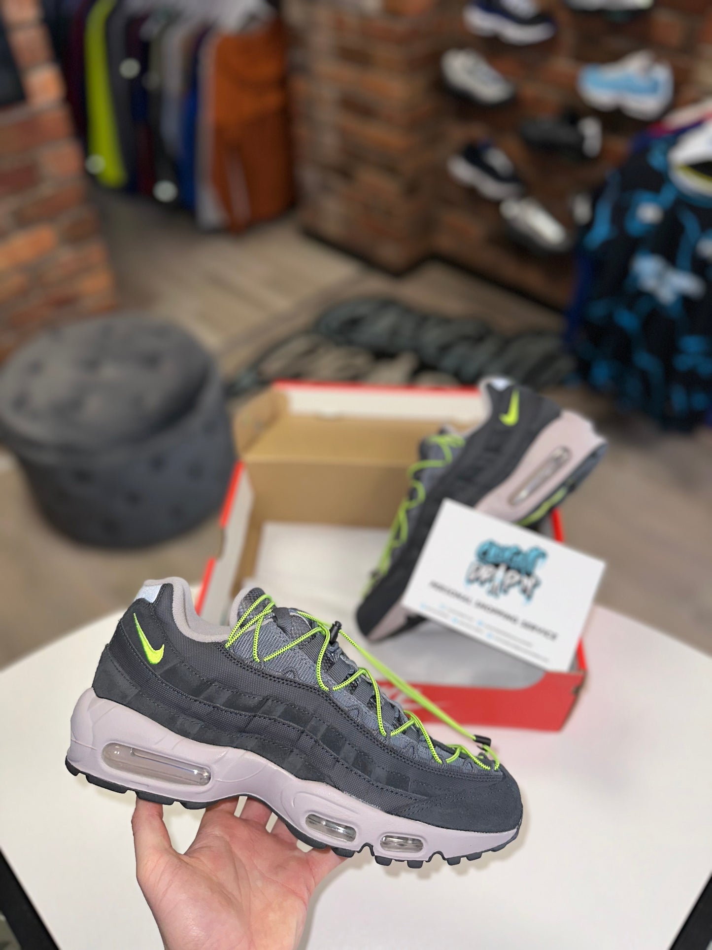 Nike Air Max 95’s Speed Lacing | Navy Volt 2021