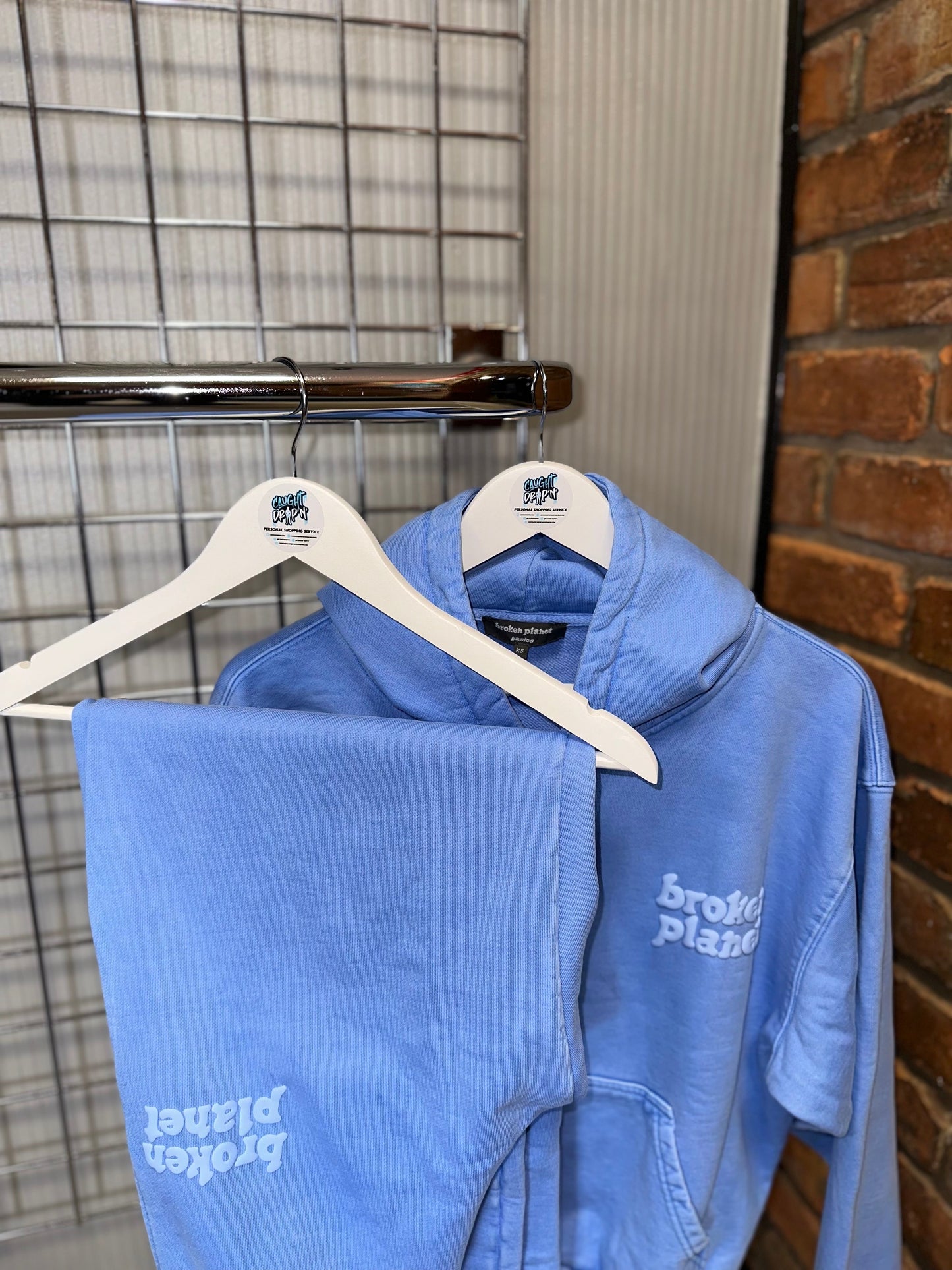 Broken Planet Basic’s Straight Leg Tracksuit Baby Blue