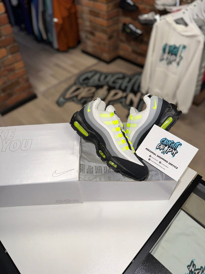 Nike Air Max 95’s “By You” White | Neon (Custom Made) 2023