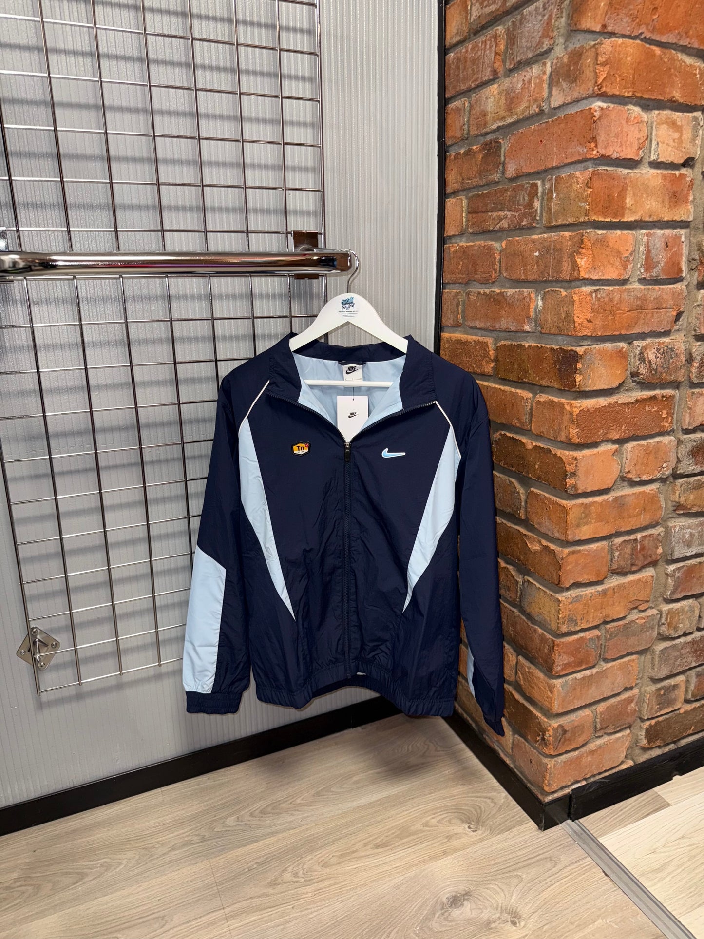 Nike TN Obsidian, Celestine Blue Track Jacket (Oversized Fit. Recommend Sizing Down)