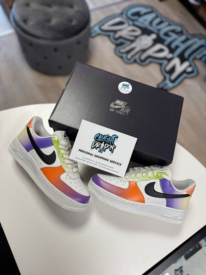 Nike Air Force 1 Women’s White | Multi Colour Gradient