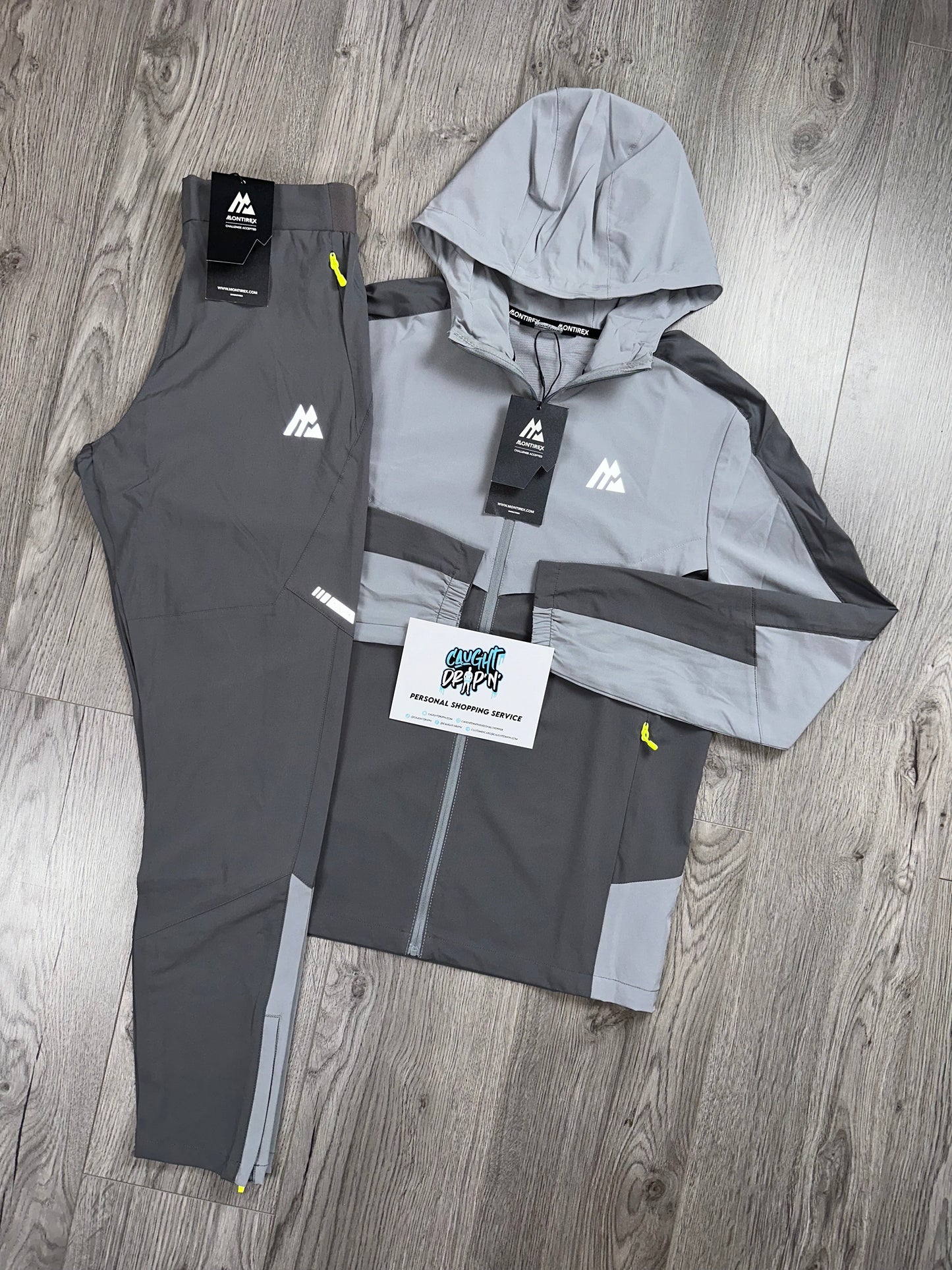 Montirex Two Tone Cement Grey | Neon Tracksuit