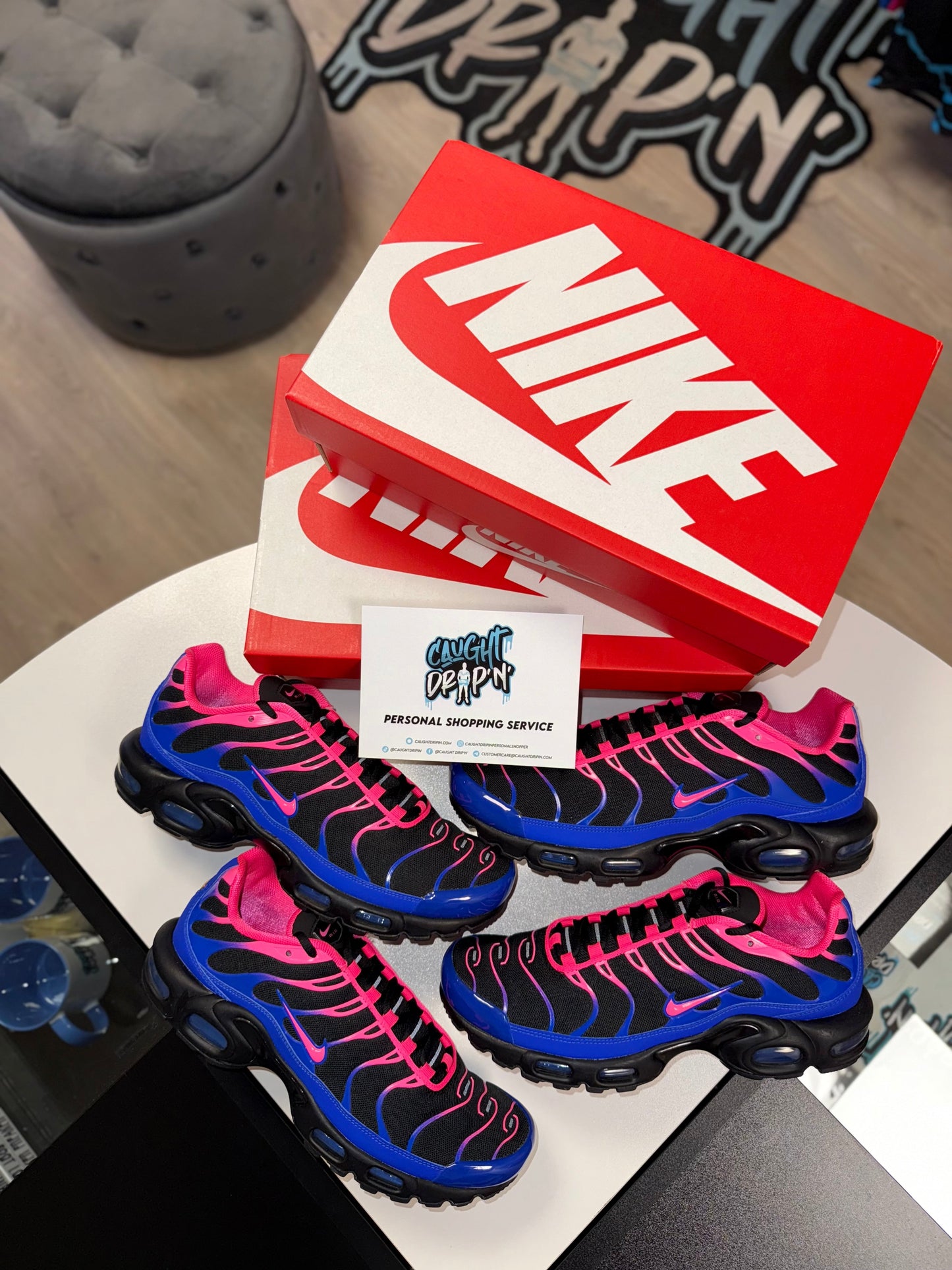 Nike Air Max Plus TN Black, Hyper Pink | Racer Blue 2025