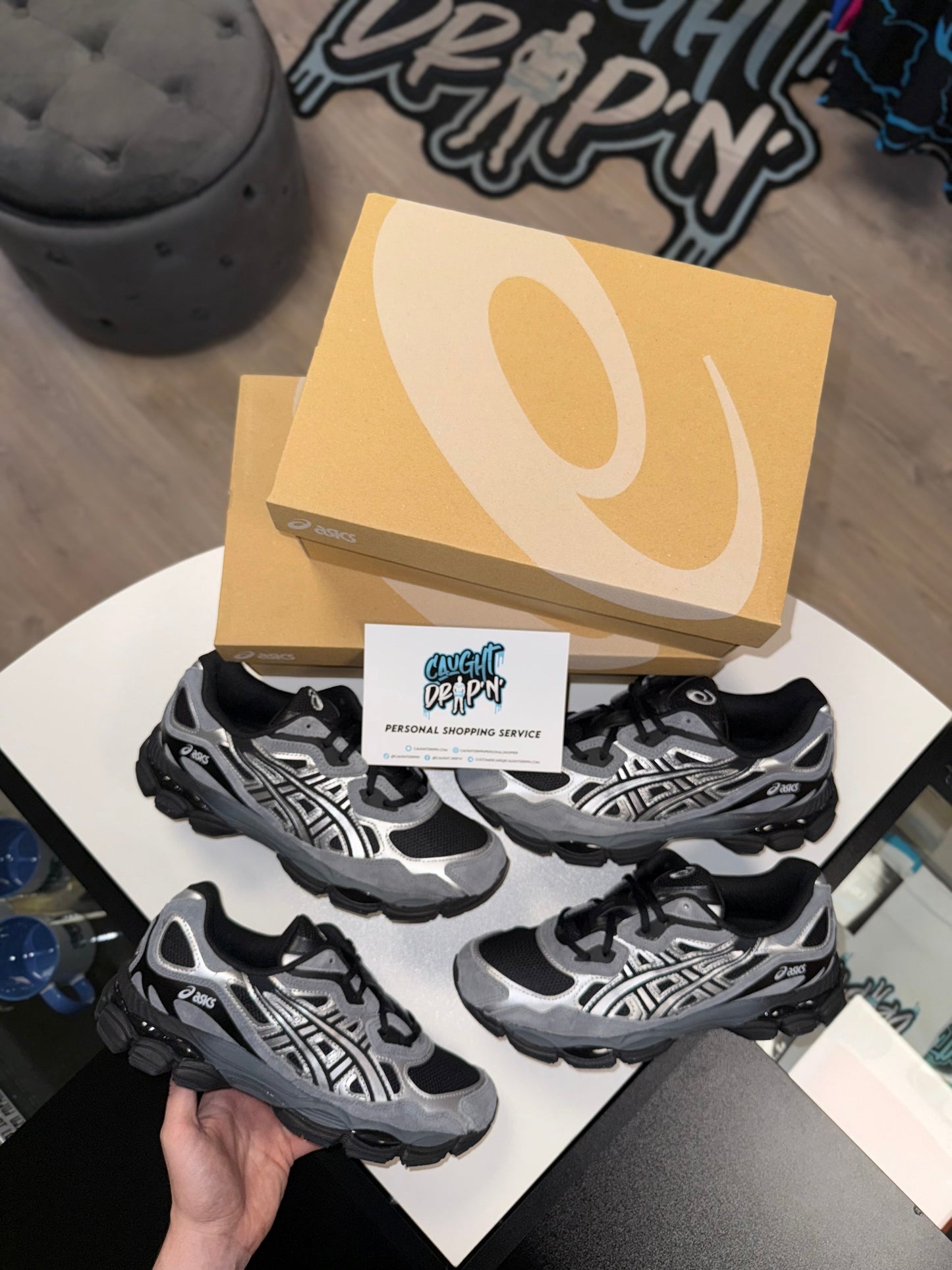 ASICS Gel NYC Wolf Grey, Pure Silver, Black