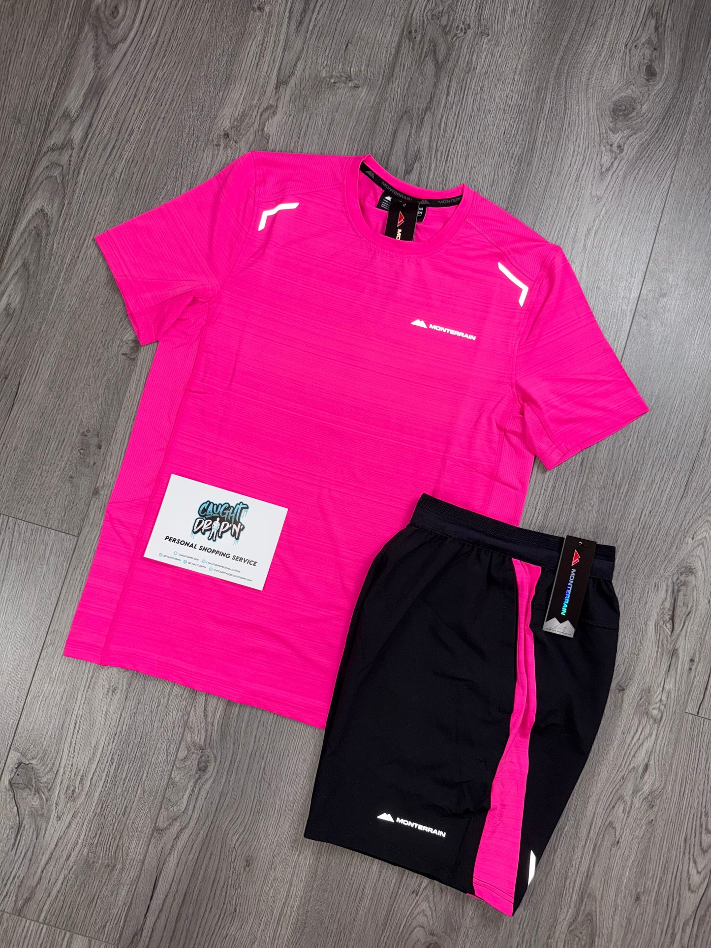 Monterrain 3.0 Running Set Hyper Pink | Black