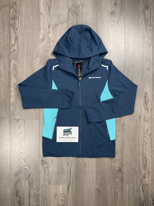 Monterrain Performance Jacket Obsidian | Sea Blue