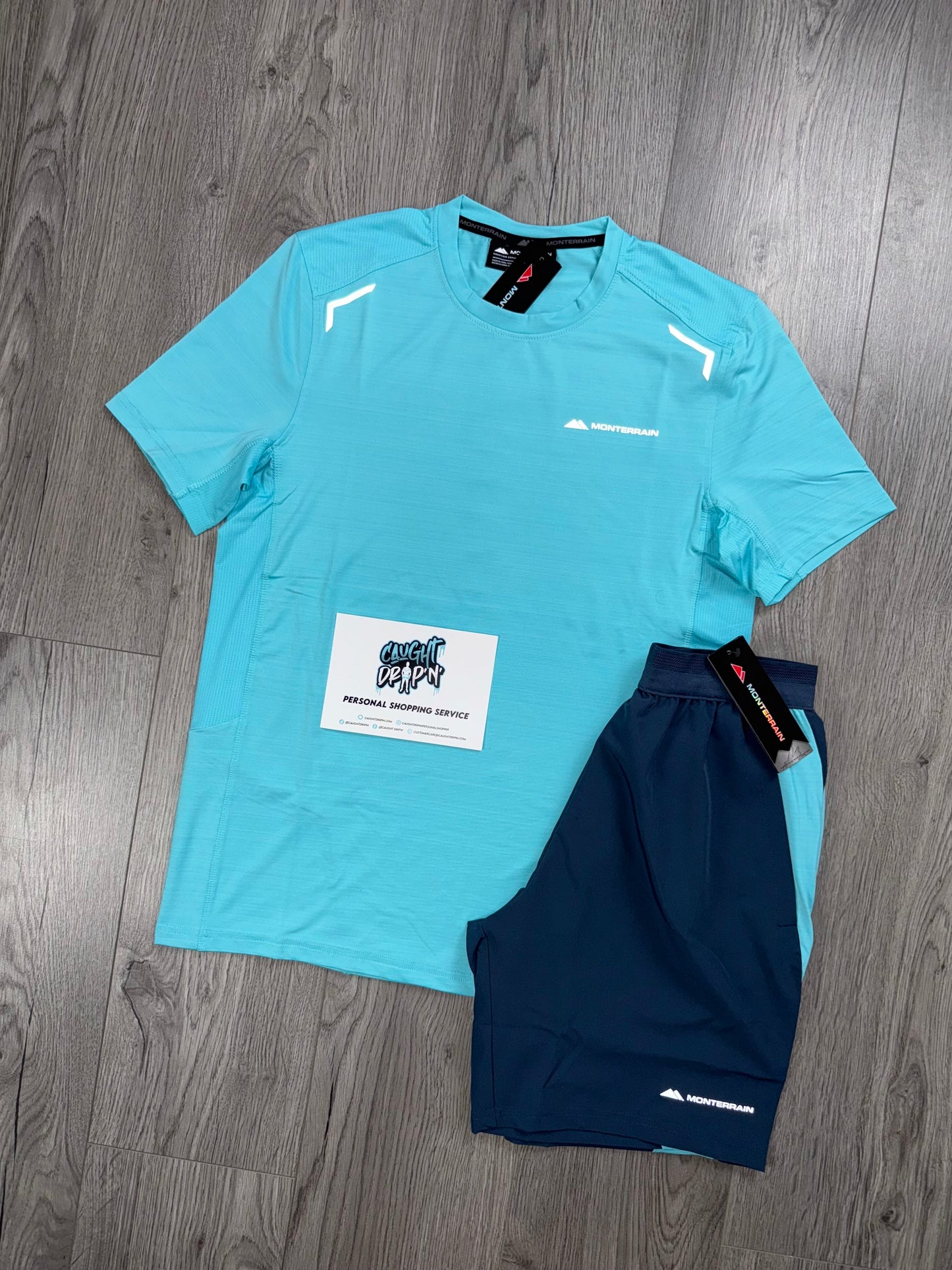 Monterrain 3.0 Running Set Obsidian | Sea Blue