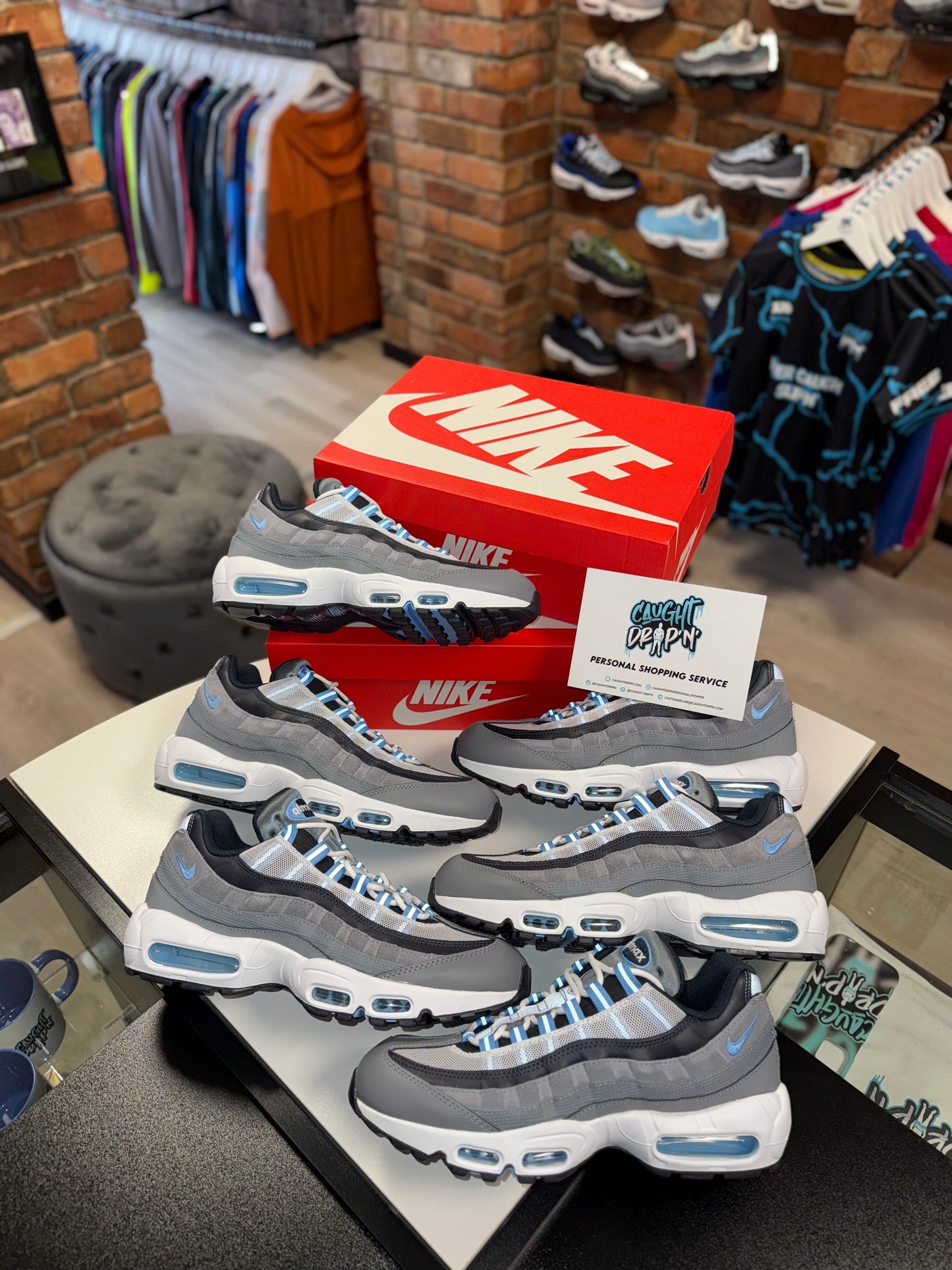 Nike Air Max 95’s Cool Grey | University Blue 2023