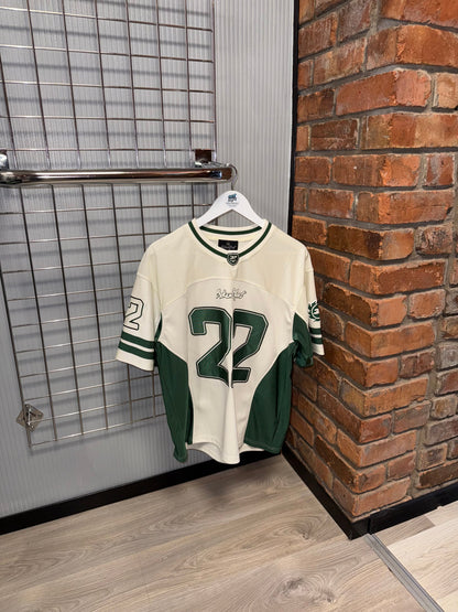 Broken Planet Football Jersey Cream, Green
