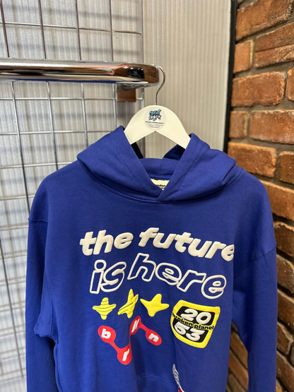 Broken Planet “The Future Is Here” Hoodie Blue