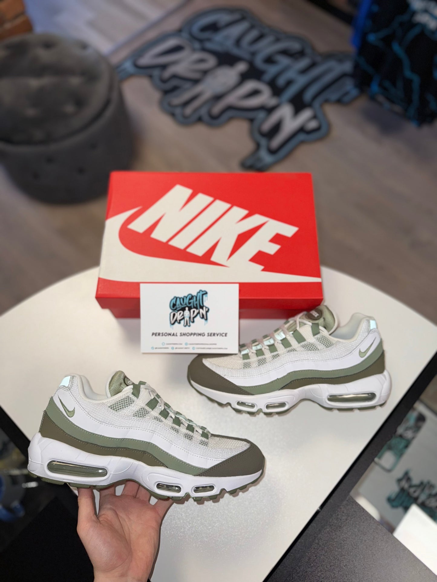 Nike Air Max 95’s White Olive 2022