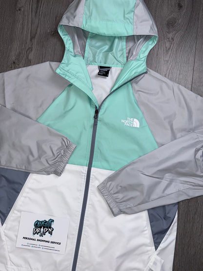 The Northface Performance Windrunner Jacket Grey | Mint