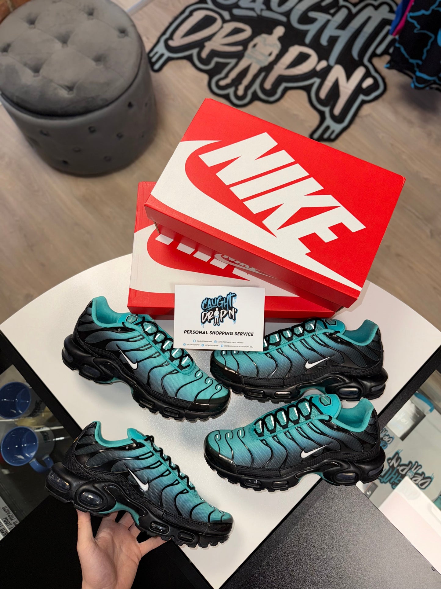 Nike Air Max Plus TN Black Aqua Fade 2023