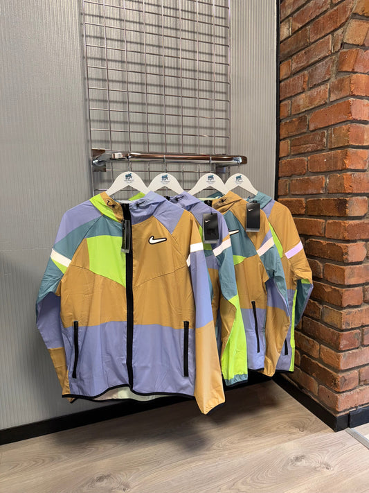 Nike Old Season Patchwork Windrunner Jacket Multi Colour (2016 Exclusive)