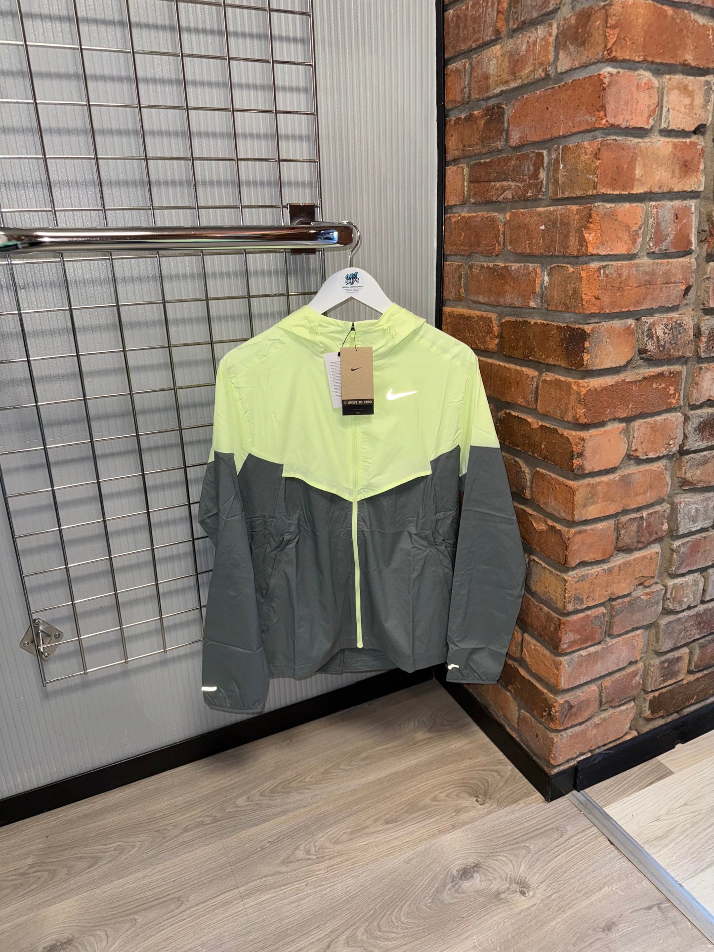 Nike Windrunner Jacket Barely Volt | Smoke Grey