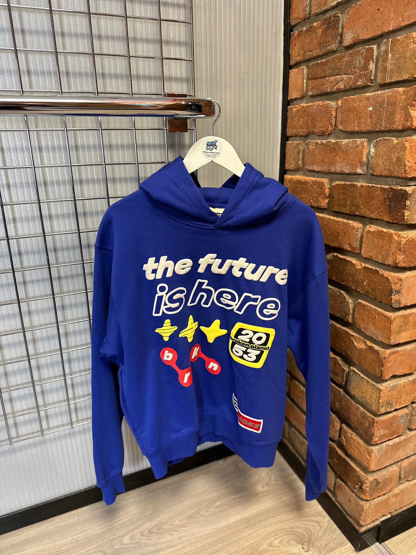 Broken Planet “The Future Is Here” Hoodie Blue