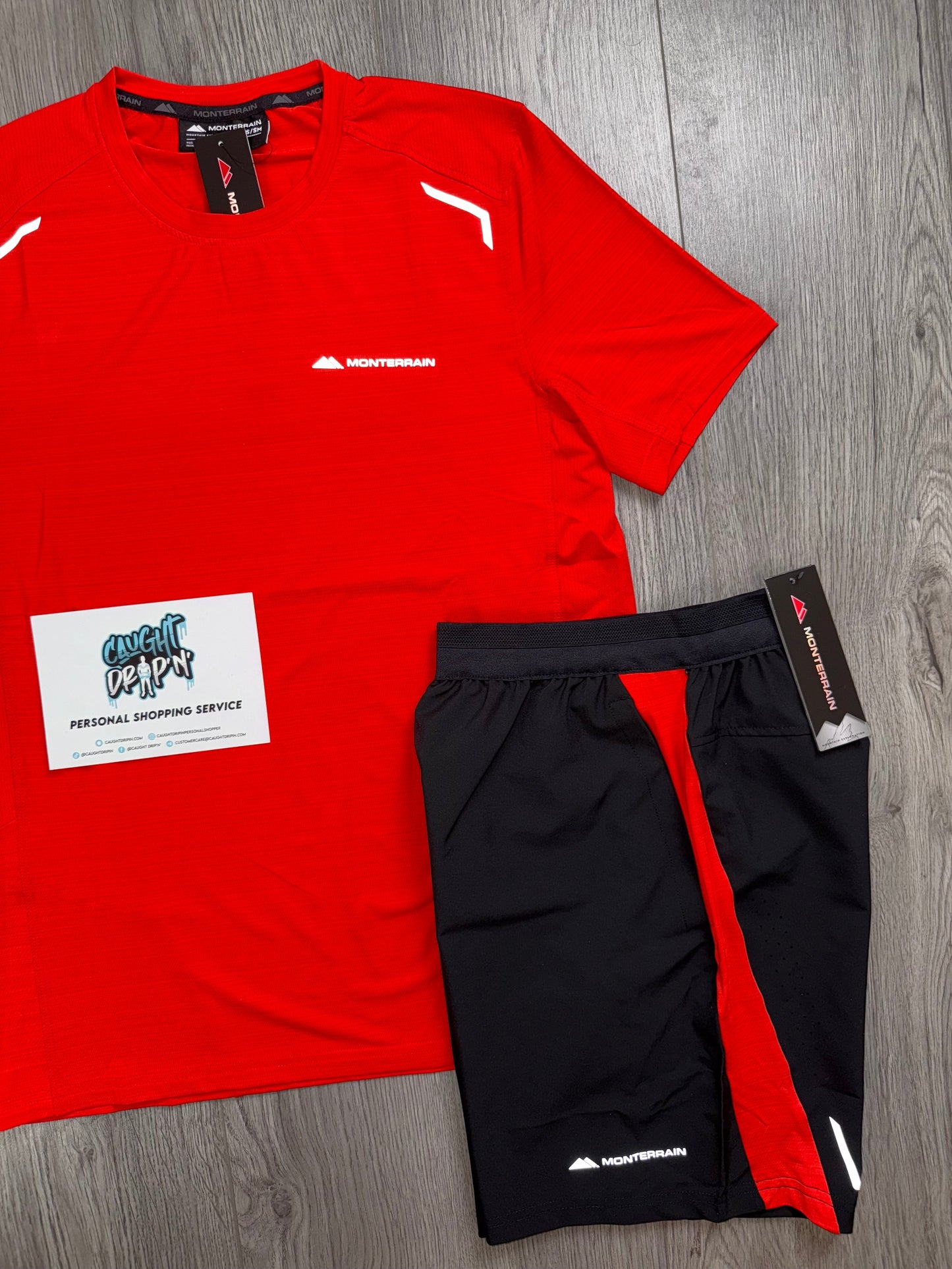 Monterrain 3.0 Running Set Red | Black